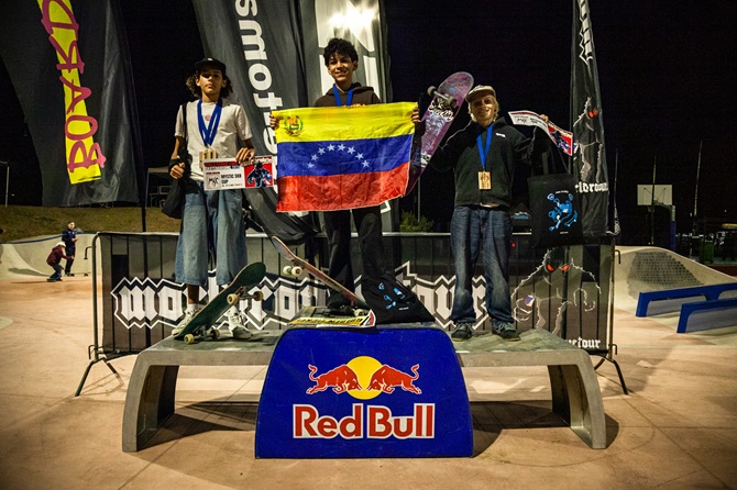 Street Grom Men podium with Ian Rengel, João Henrique Marsa Costa and Max Messerschmidt